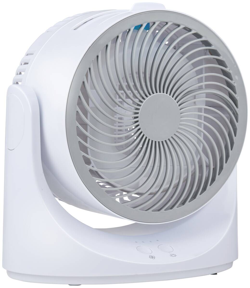 Tischventilator 871125243611 weiß Kunststoff B/H/L: ca. 12x19,5x24 cm