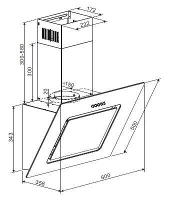 Respekta Küchenblock Premium schwarz hochglänzend B/H/T: ca. 445x220,5x60 cm
