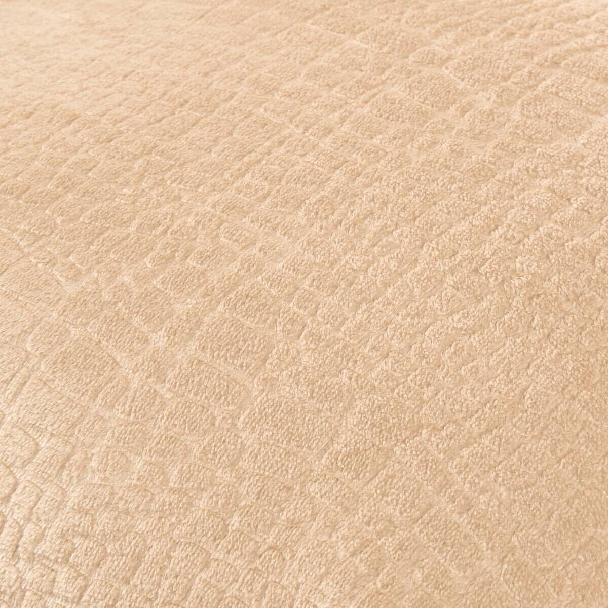 Dekokissen Croco beige Polyester B/L: ca. 45x45 cm
