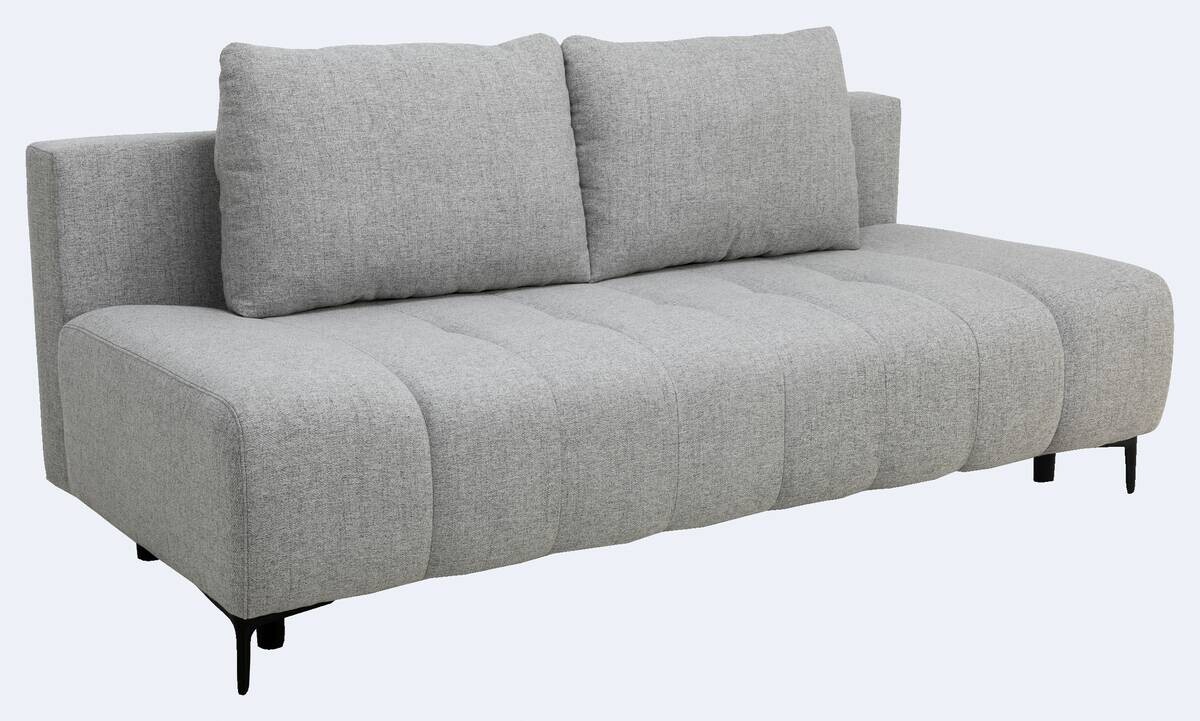 Schlafsofa hellgrau Webstoff B/H/T: ca. 195x88x95 cm