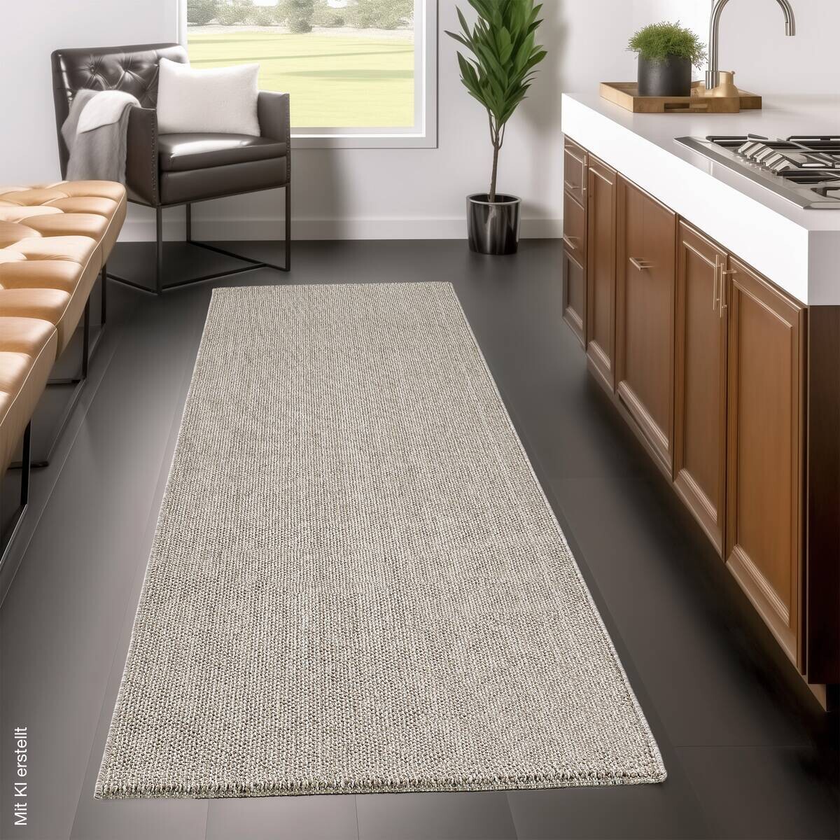 Ayyildiz Teppich LOOM braun B/L: ca. 80x250 cm