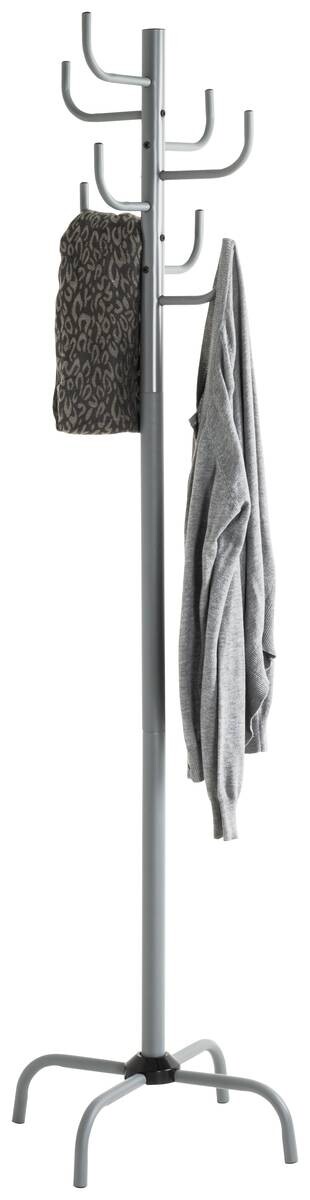 Garderobenständer grau H/D: ca. 180x48 cm
