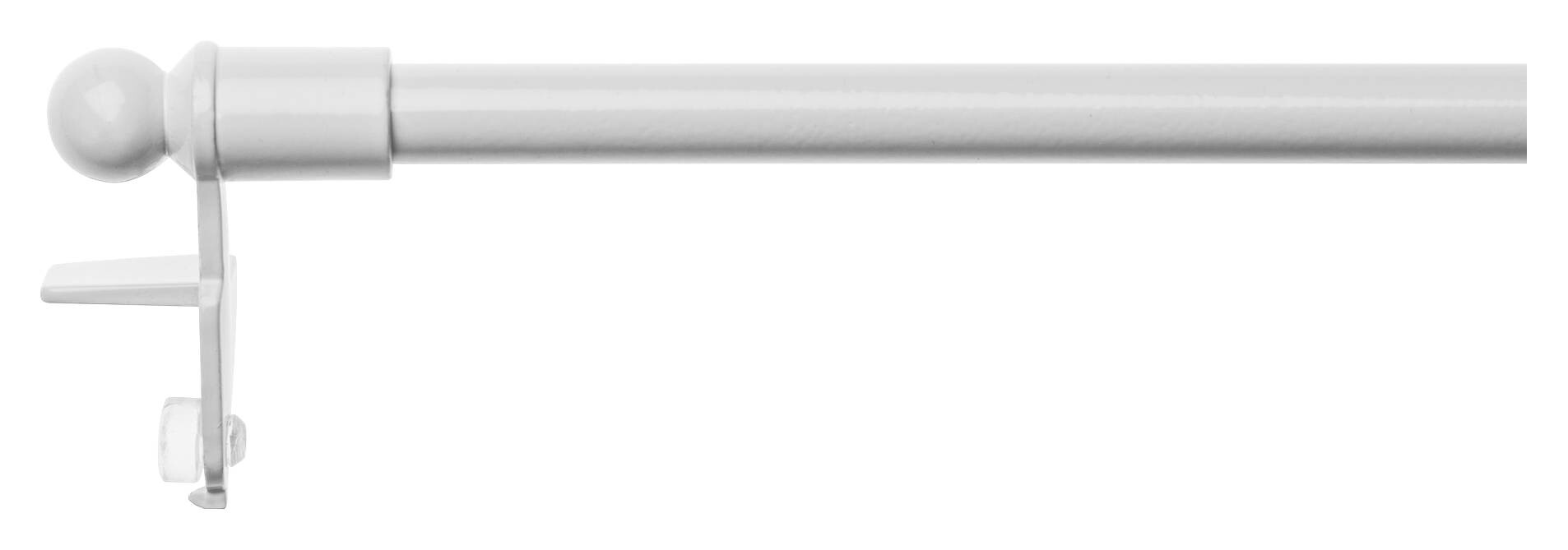 LICHTBLICK Klemmstange Easy weiß Metall ausziehbar von ca. 30 bis 40 cm 1.0 Läufe