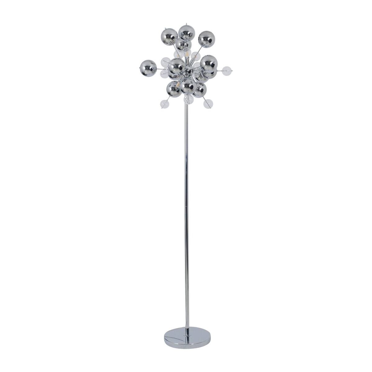 Näve Leuchten Stehleuchte 2027942 Chrom Glas Metall B/H/T: ca. 50x169x50 cm 6 Brennstellen