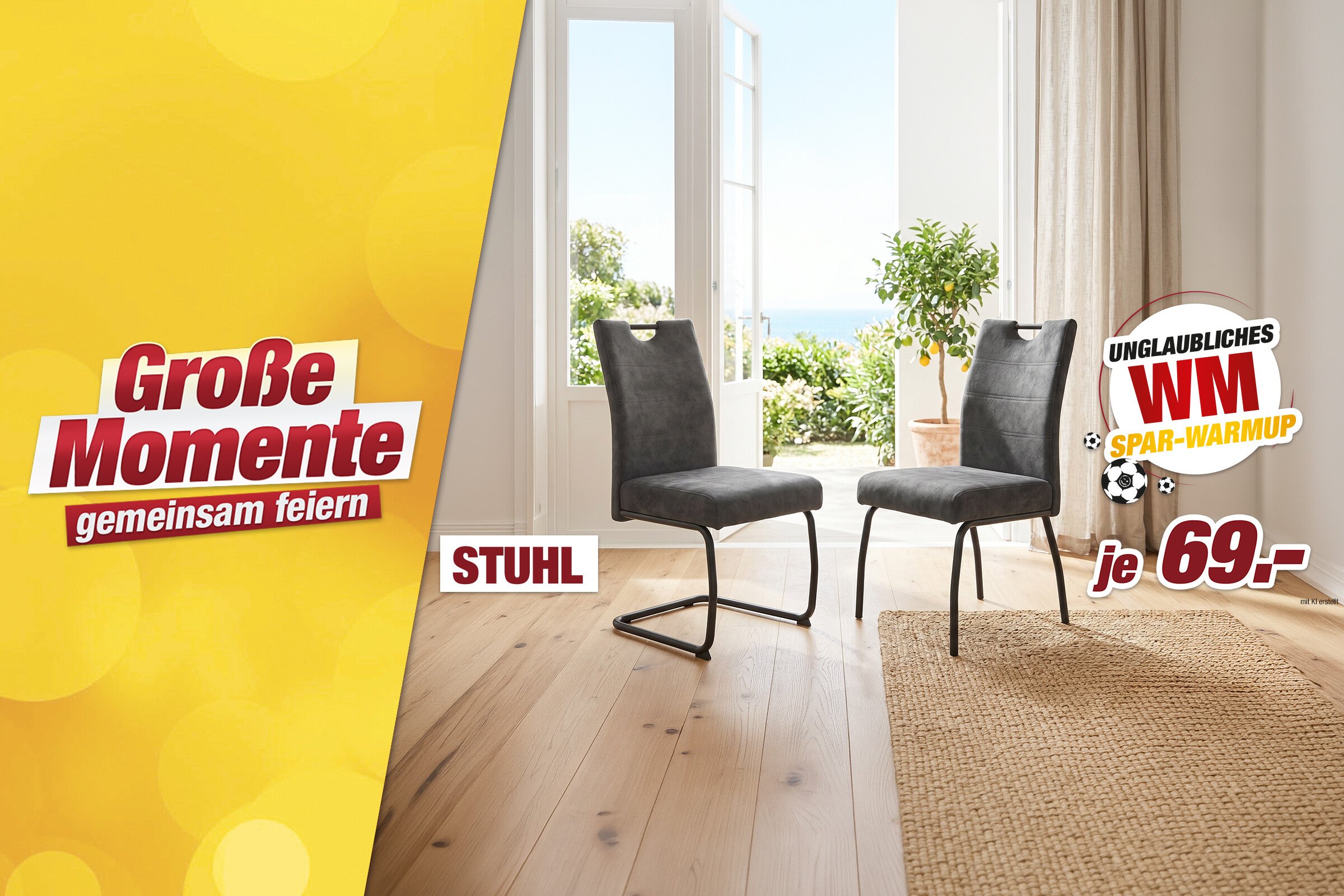 Unsere Werbe Highlights - Stuhl oder Schwingstuhl