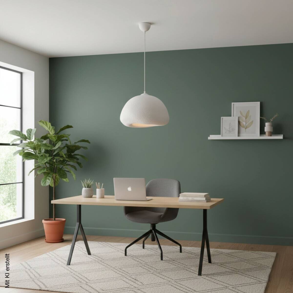 Opviq Pendelleuchte weiß B/H/T: ca. 42x115x40 cm E27 1 Brennstellen