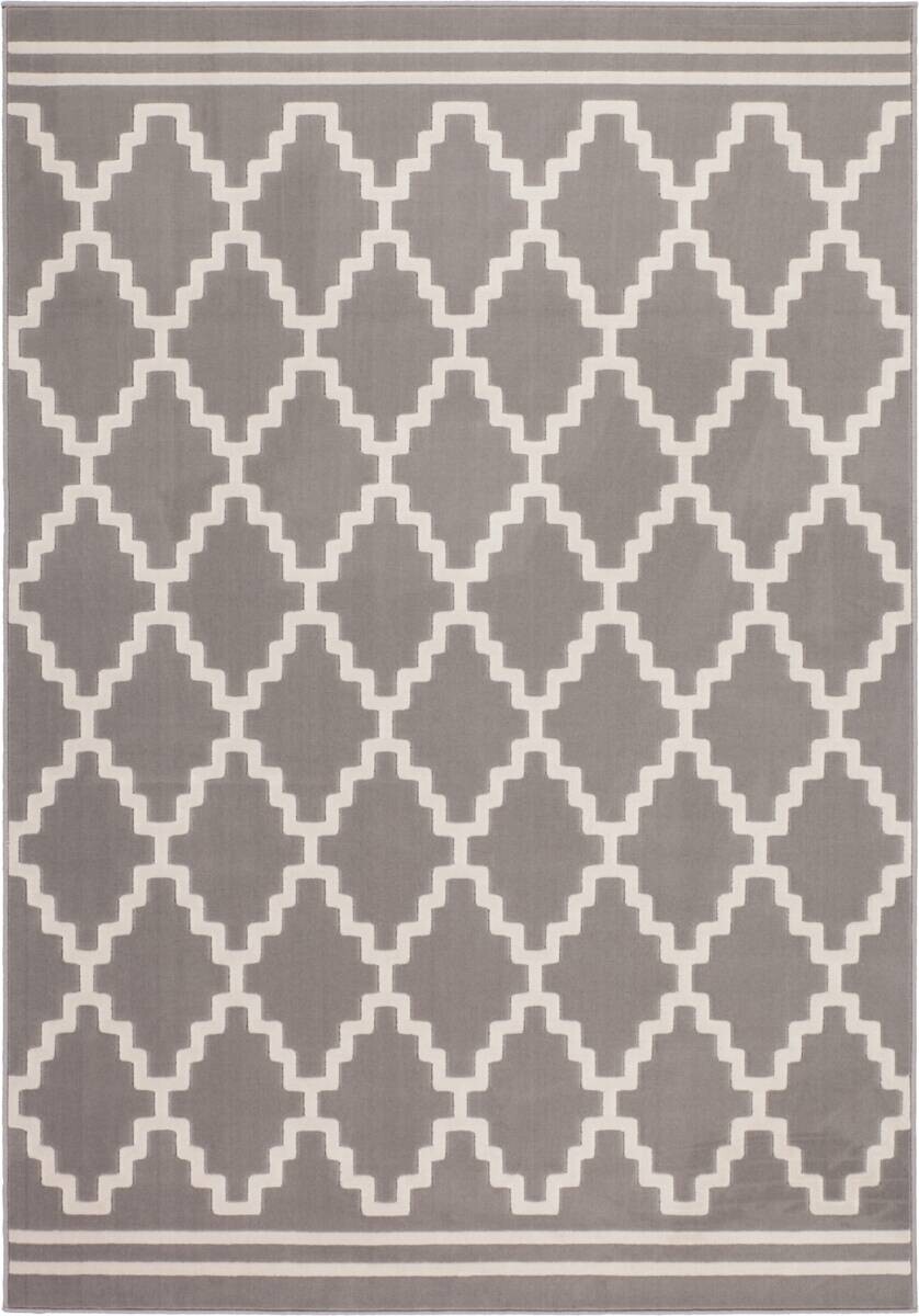 Kayoom Kurzflorteppich Lina 225 elfenbein B/L: ca. 80x300 cm