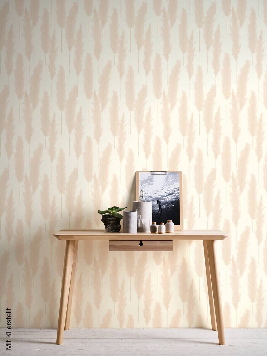 A.S.Creation Vliestapete beige weiß B/H/D: ca. 53x1005x8,2 cm
