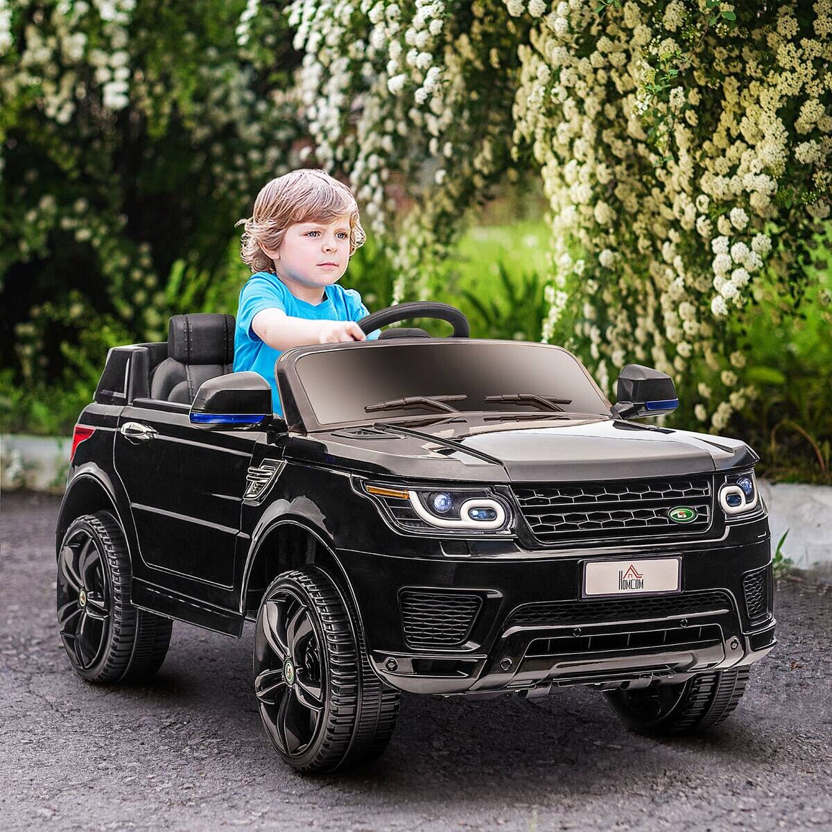 HOMCOM Kinderauto schwarz B/H/L: ca. 68x110x52 cm