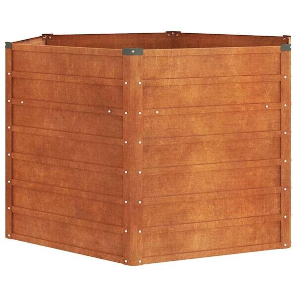 Hochbeet braun Stahl B/H/L: ca. 129x77x129 cm