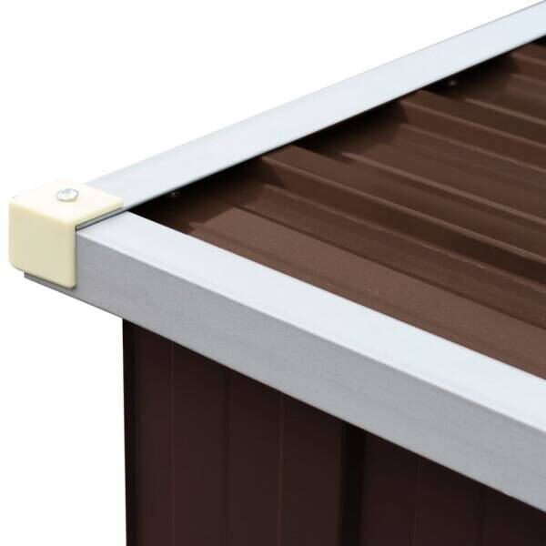 vidaXL Brennholzlager braun B/H: ca. 330x152 cm