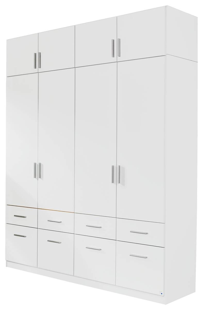 Kleiderschrank Celle weiß B/H/T: ca. 181x197x54 cm