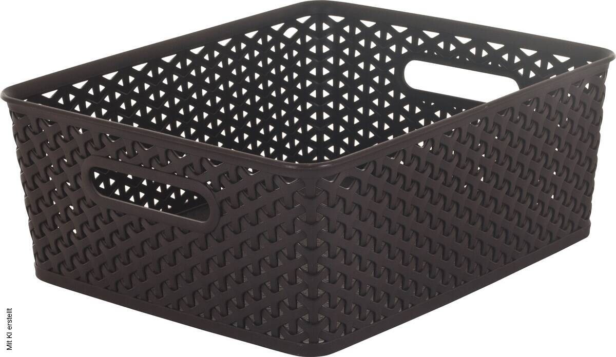 Curver Aufbewahrungskorb creme B/H/L: ca. 35,4x13,3x29,6 cm
