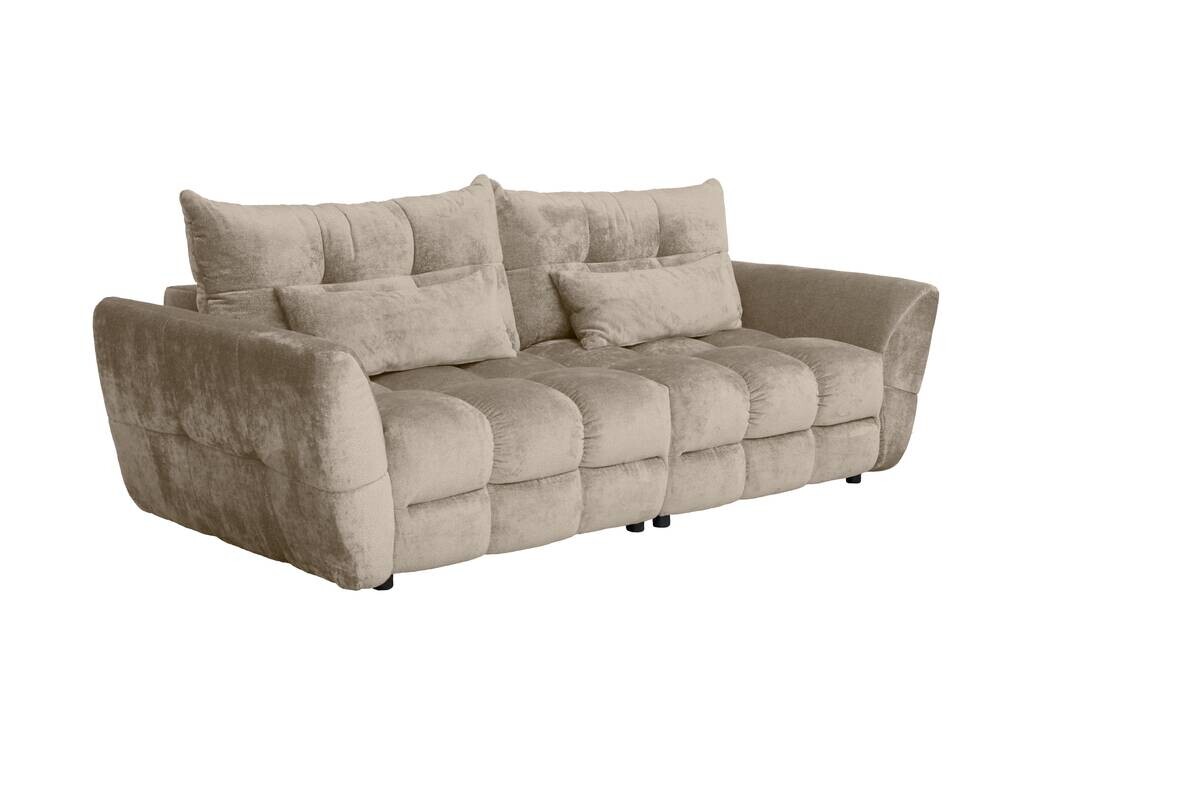 Big Sofa Moma Greige Microfaser B/H/T: ca. 250x97x120 cm