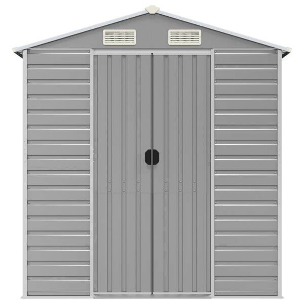 vidaXL Gartenhaus grau B/H/T: ca. 191x198x300 cm