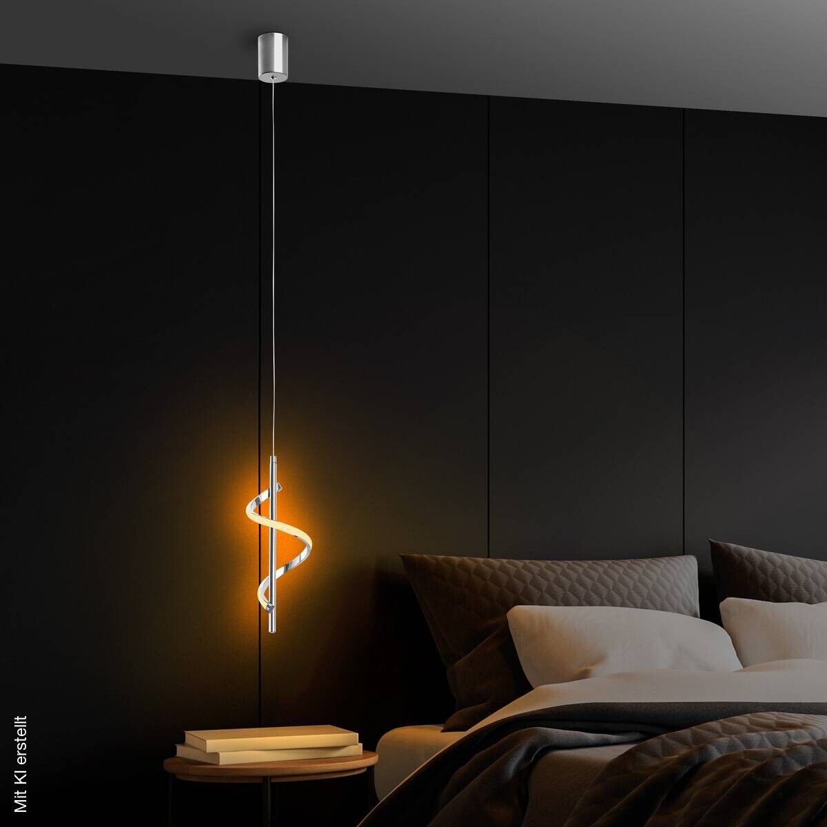 Opviq Pendelleuchte Chrom Metall B/H/T/L/D: ca. 16x100x16x16x16 cm
