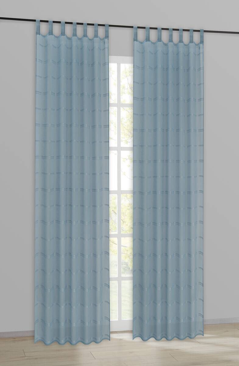 Kombivorhang Loris blau B/L: ca. 140x235 cm