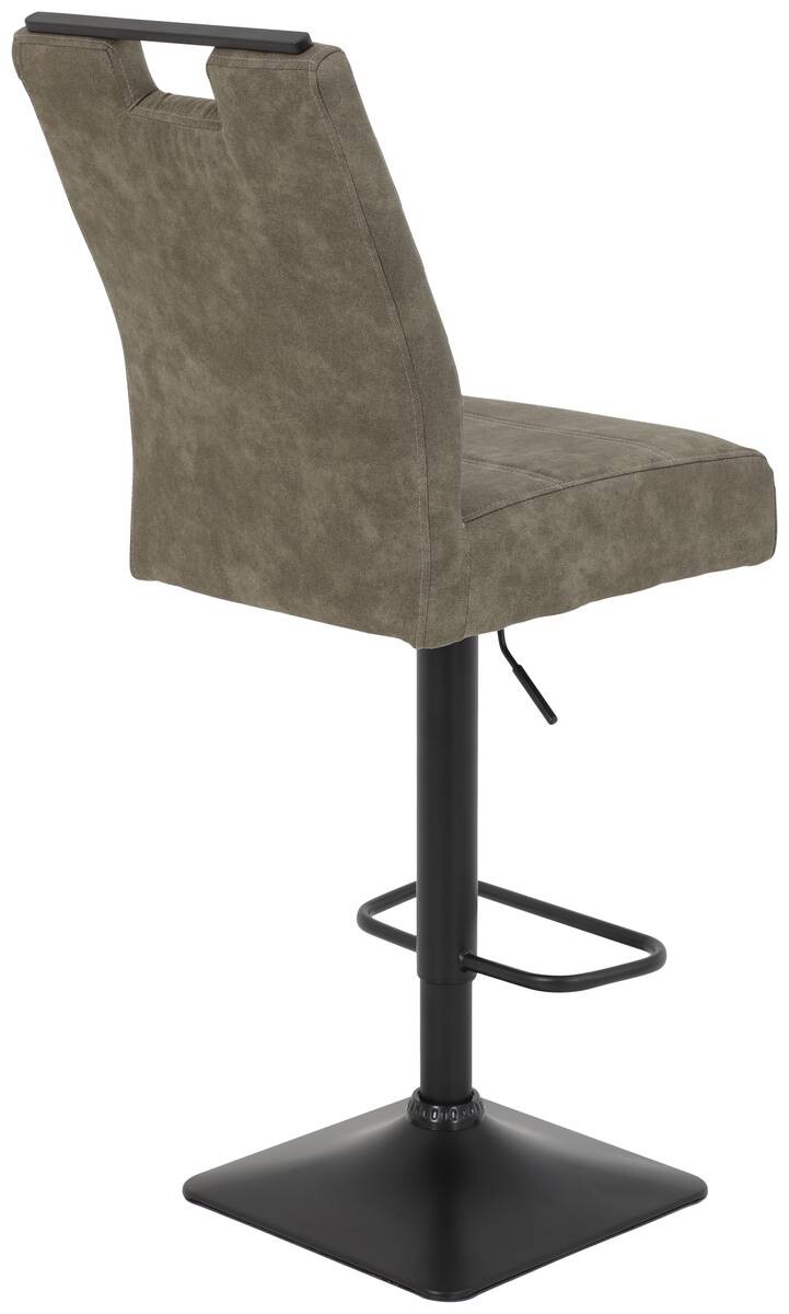 Barhocker Jill schlamm Vintage Microfaser B/H/T: ca. 43x106x57 cm