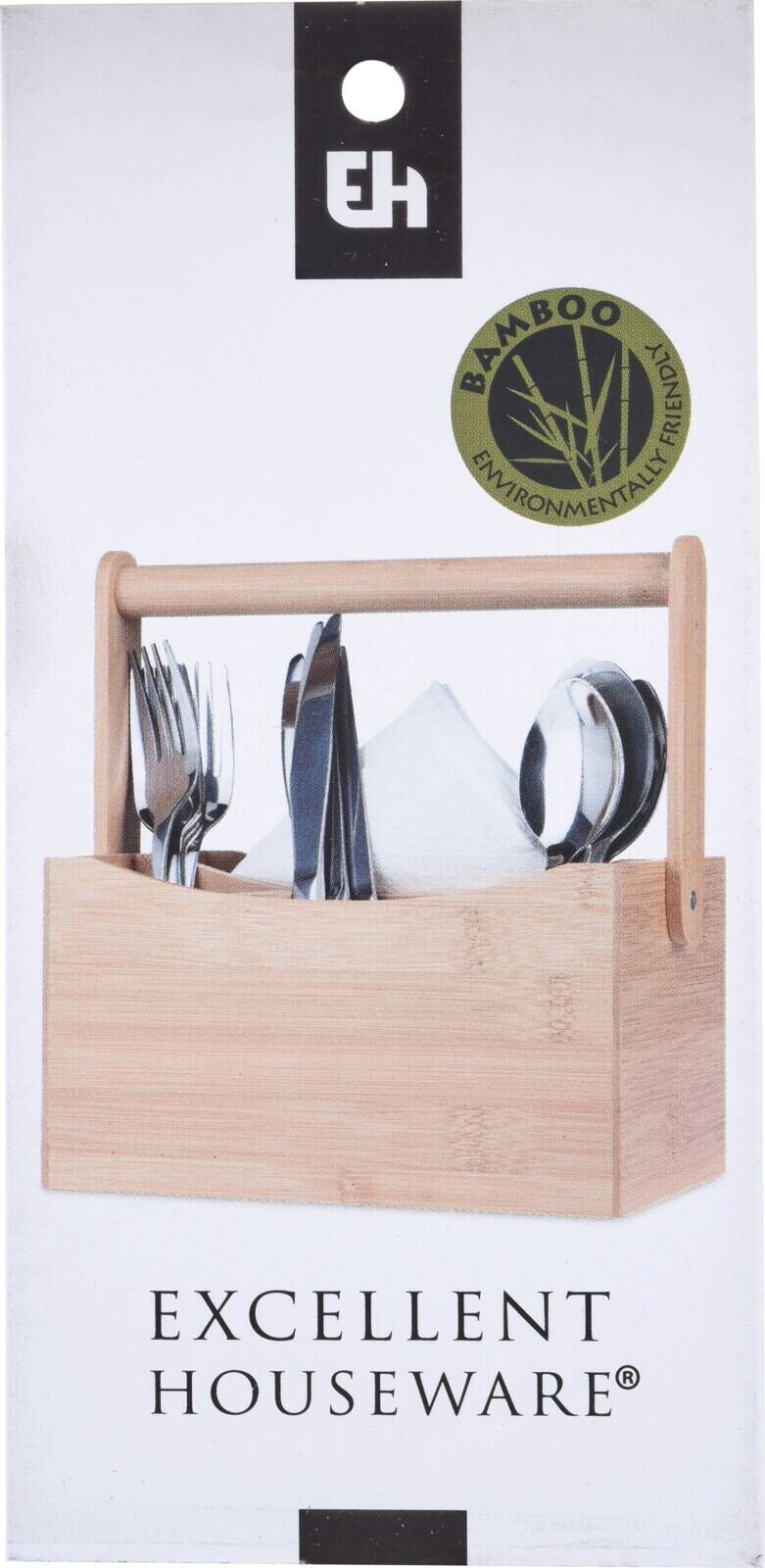 Besteckhalter natur Bambus B/H/L: ca. 15x24x23 cm