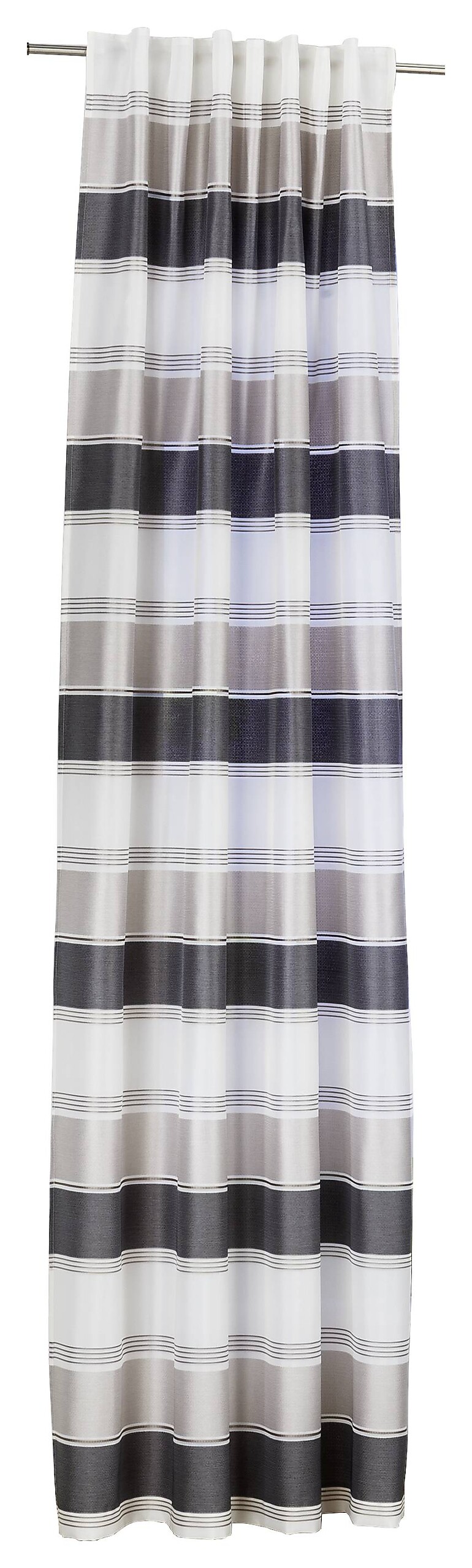 POCOline Schlaufenvorhang Nanni grau B/L: ca. 140x245 cm