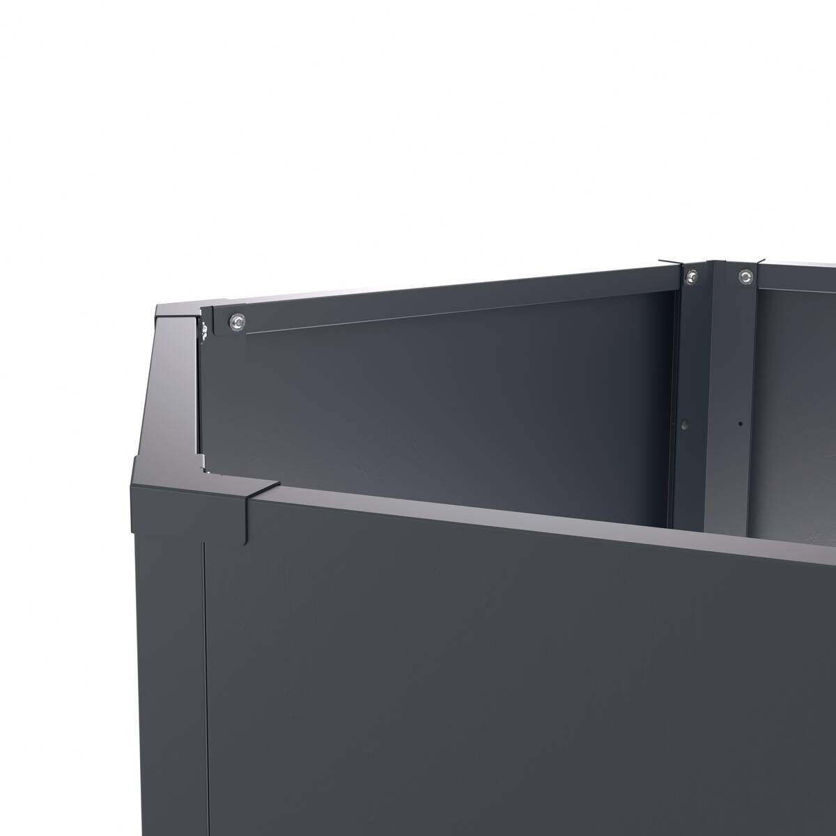 Westmann Hochbeet Varia anthrazit Metall B/H/L: ca. 100x52x100 cm