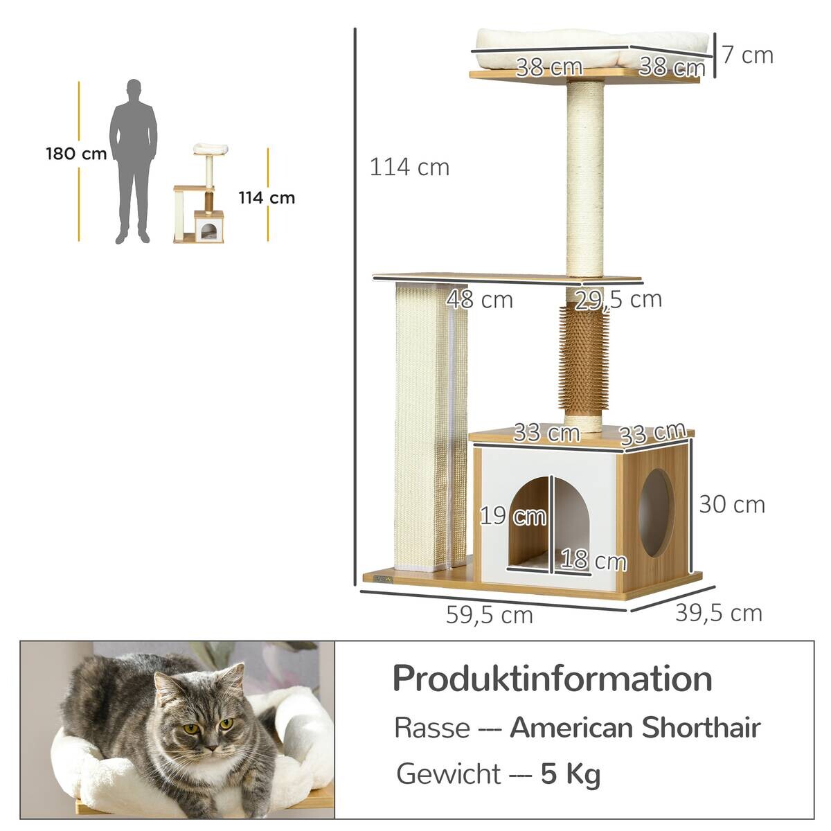 PawHut Kratzbaum | 599825600