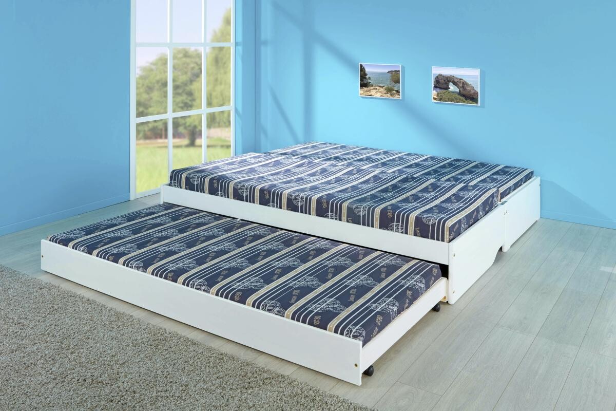 Funktionsbett Lotar weiß Liegefläche B/L: ca. 90x200 cm