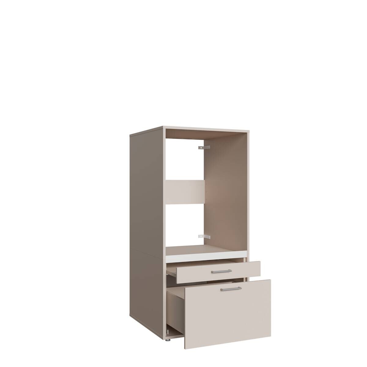 Washcab Waschmaschinenschrank beige Holzwerkstoff