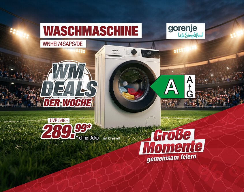 Unsere Werbe Highlights - Waschmaschine WNHEI74SAPS/DE