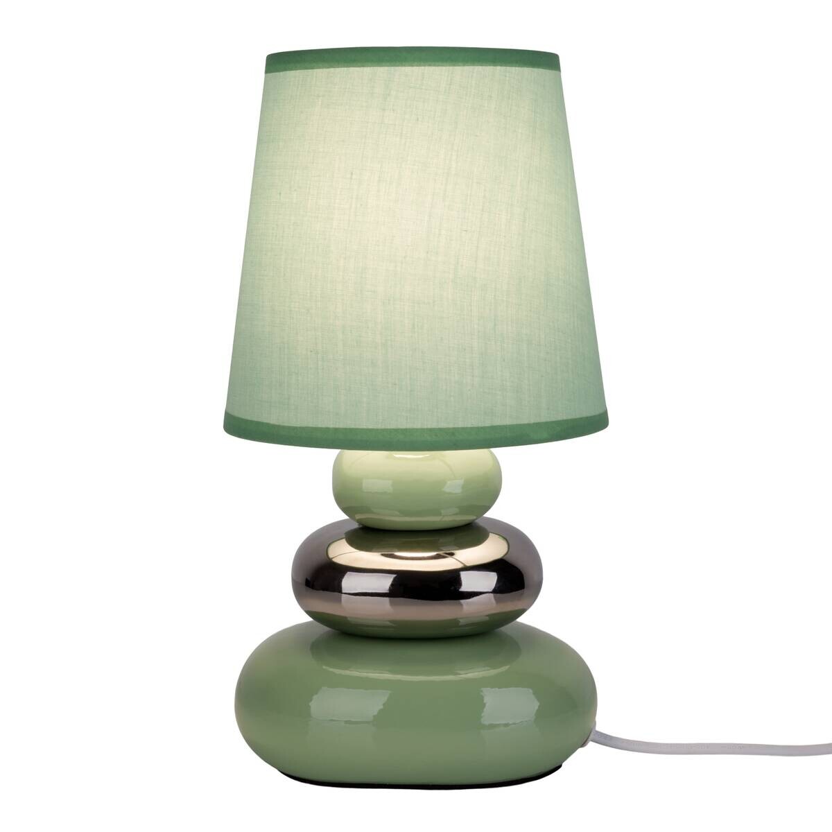 Näve Leuchten Tischleuchte 3045349 mint Keramik B/H/T: ca. 16x31x16 cm E14 1 Brennstellen