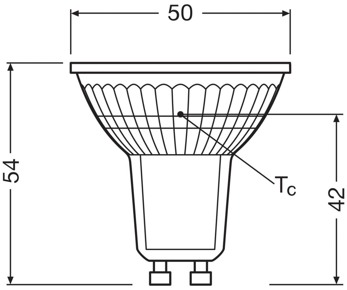 OSRAM Reflektorlampe AC32703 GU10