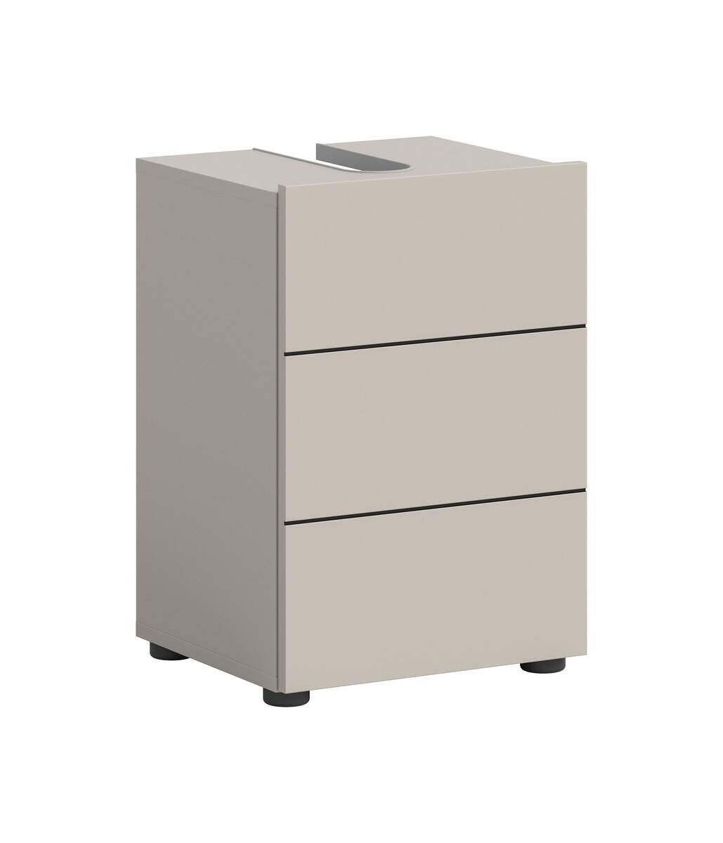 Waschbeckenunterschrank VIRA Cashmere schwarz B/H/T: ca. 38x56x34 cm