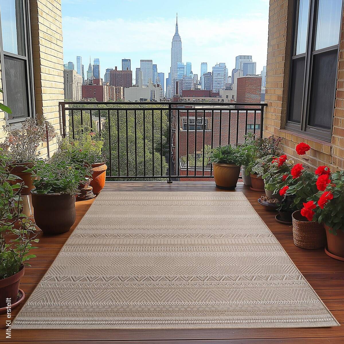 Ayyildiz Outdoorteppich DESERT beige B/L: ca. 200x290 cm