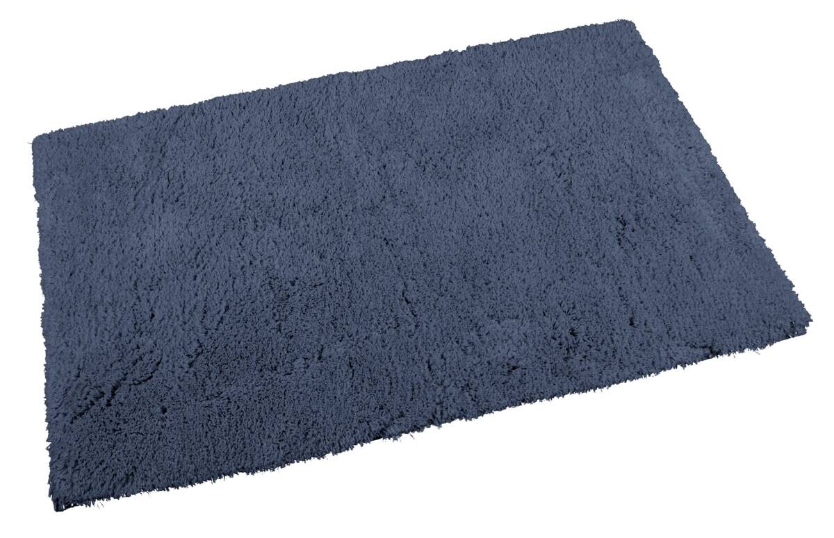 Badematte blau Vorderseite: 100% Polyester Rückseite: 100% Thermoplastische Elastomere B/L: ca. 70x120 cm