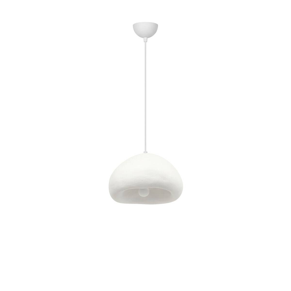Opviq Pendelleuchte weiß B/H/T: ca. 27x106x32 cm E27 1 Brennstellen