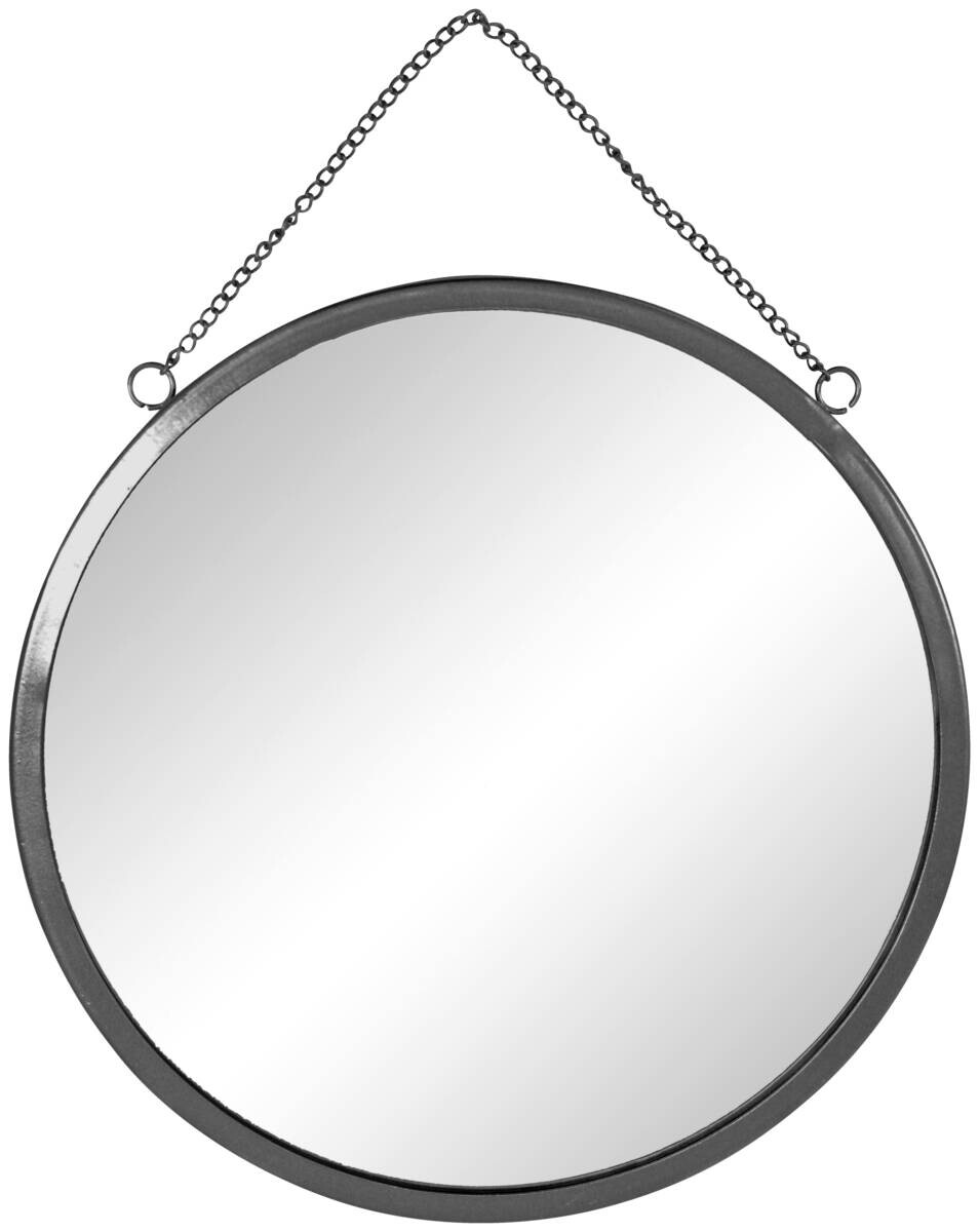 Spiegel schwarz perlschwarz D: ca. 29 cm