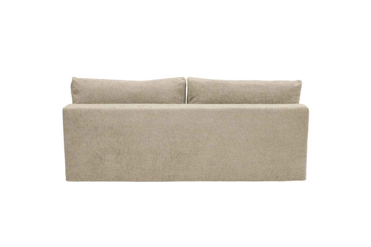 Schlafsofa beige Polyester B/H/T: ca. 210x72x105 cm