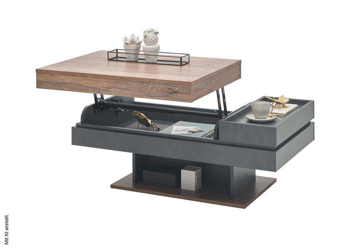 Couchtisch Kathi Eiche Matera Nachbildung B/H/T: ca. 110x43x60 cm