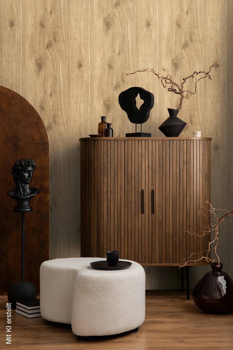 A.S.Creation Vliestapete beige B/H/D: ca. 53x1005x9,5 cm