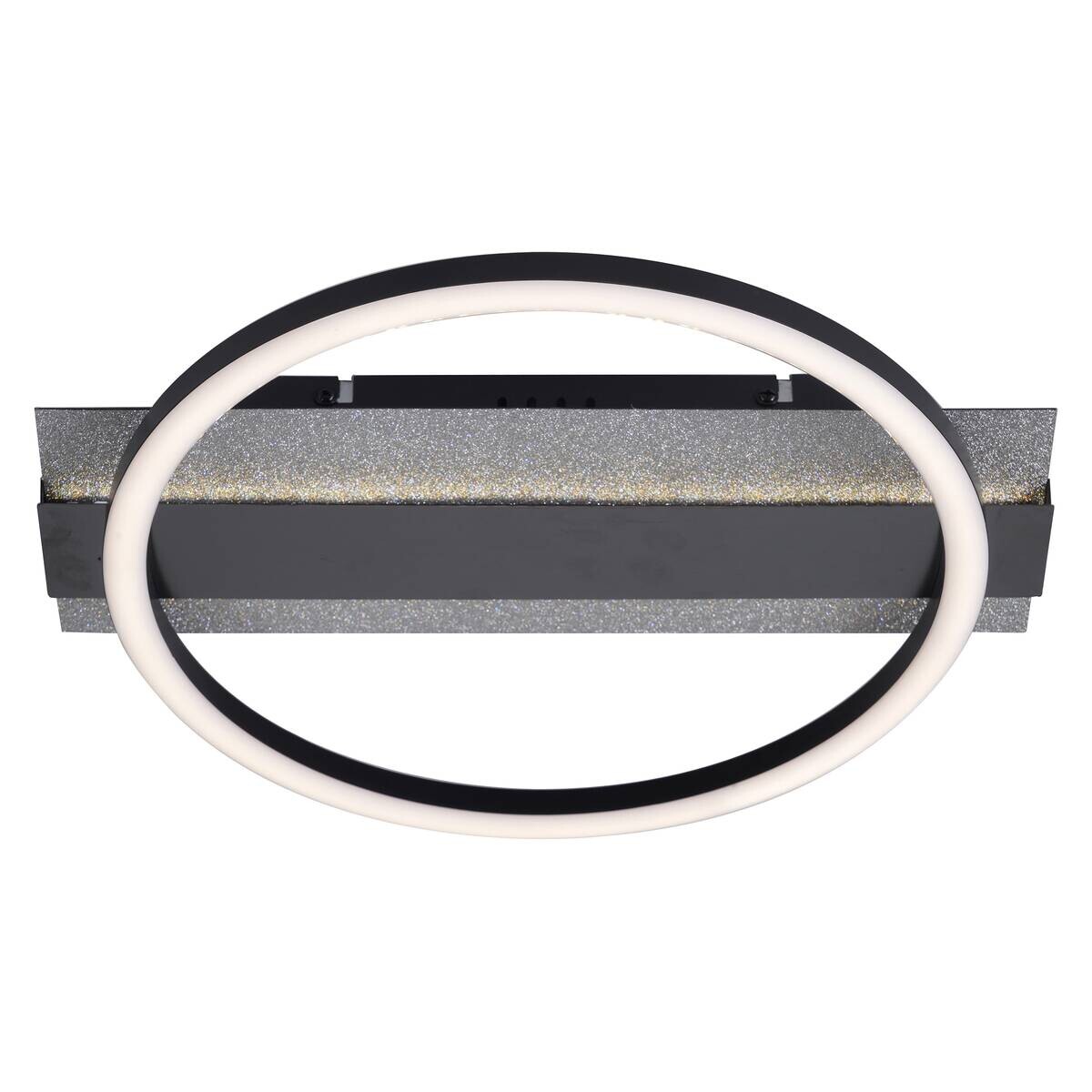 POCOline LED-Deckenleuchte Arietty schwarz Metall Kunststoff B/H/L: ca. 30x65x34 cm