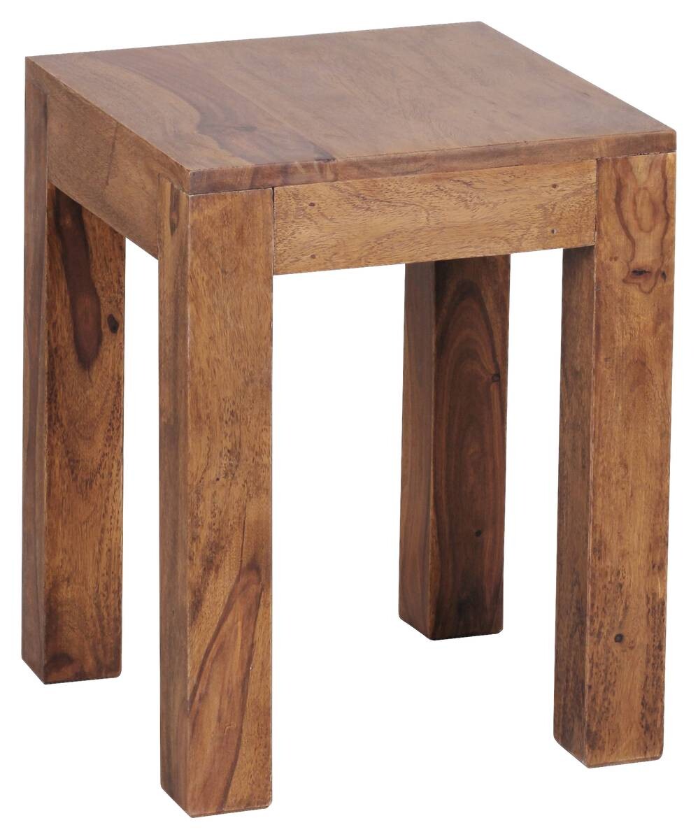 Beistelltisch natur Echtholz B/H/T: ca. 35x45x35 cm
