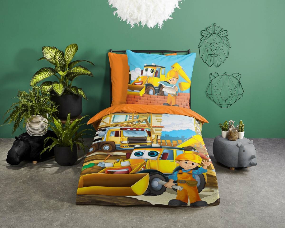 Baumwoll Bettwäsche Building Renforce