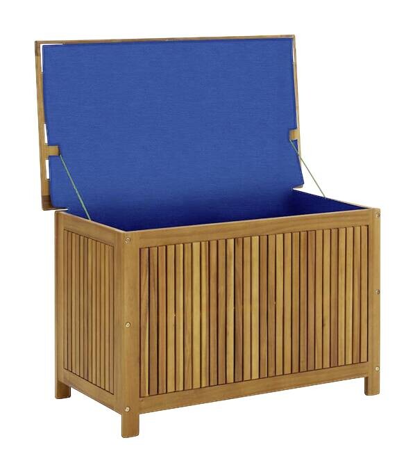 vidaXL Aufbewahrungsbox braun Akazie B/H/T/L: ca. 50x58x50x90 cm