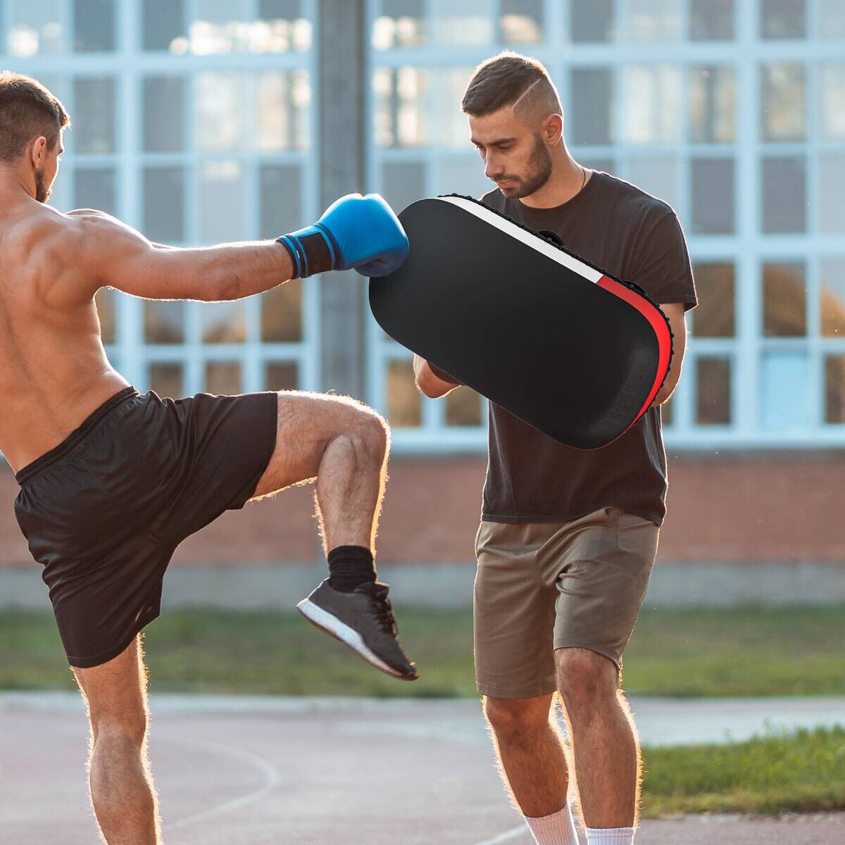 SPORTNOW Fitness-Zubehör schwarz Kunstleder B/H/L: ca. 20x38x18 cm
