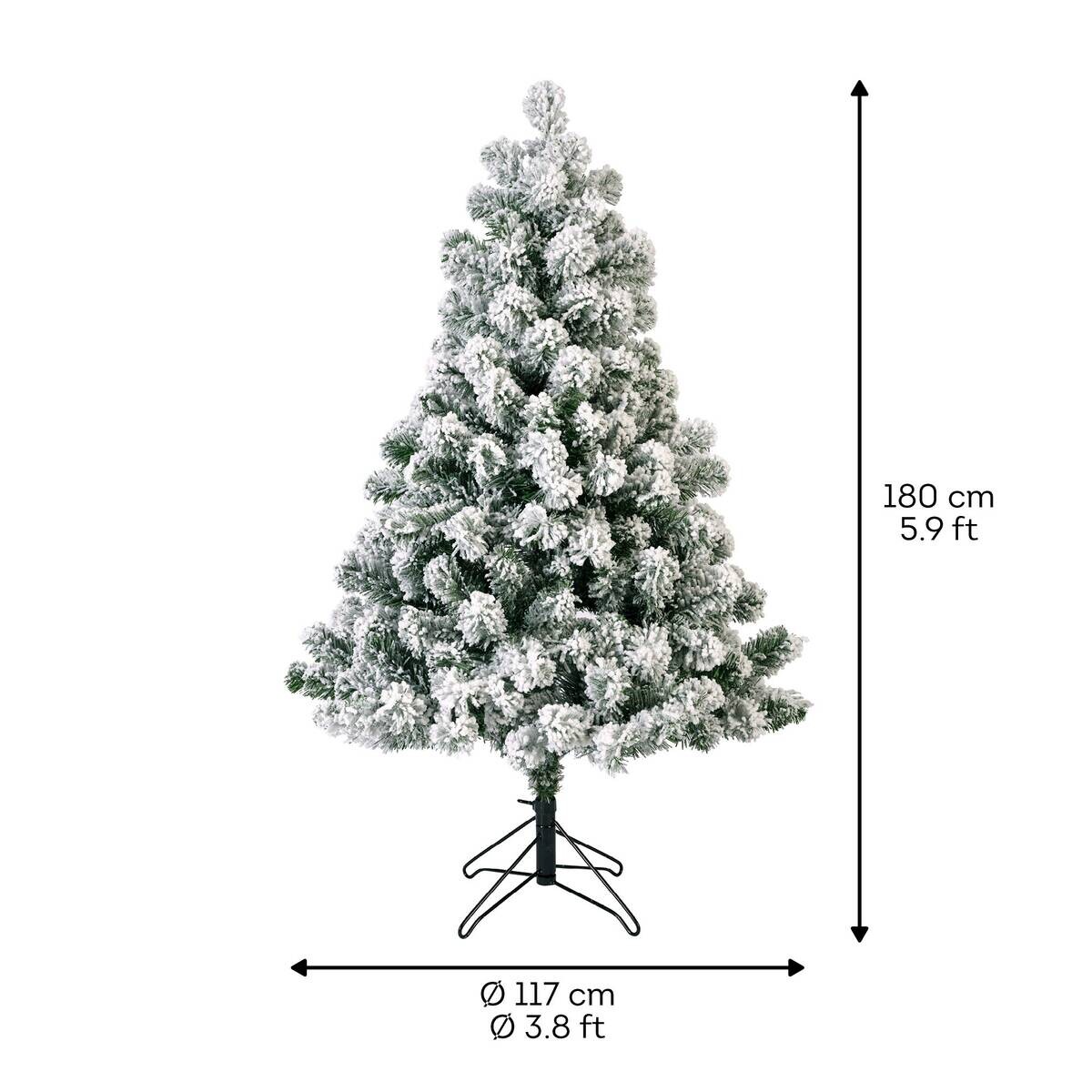 Kaemingk Weihnachtsbaum weiß Kunststoff