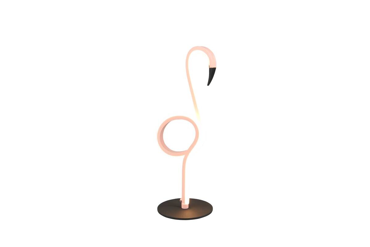 Reality LED-Tischleuchte Ingo pink Metall B/L: ca. 35x14,5 cm