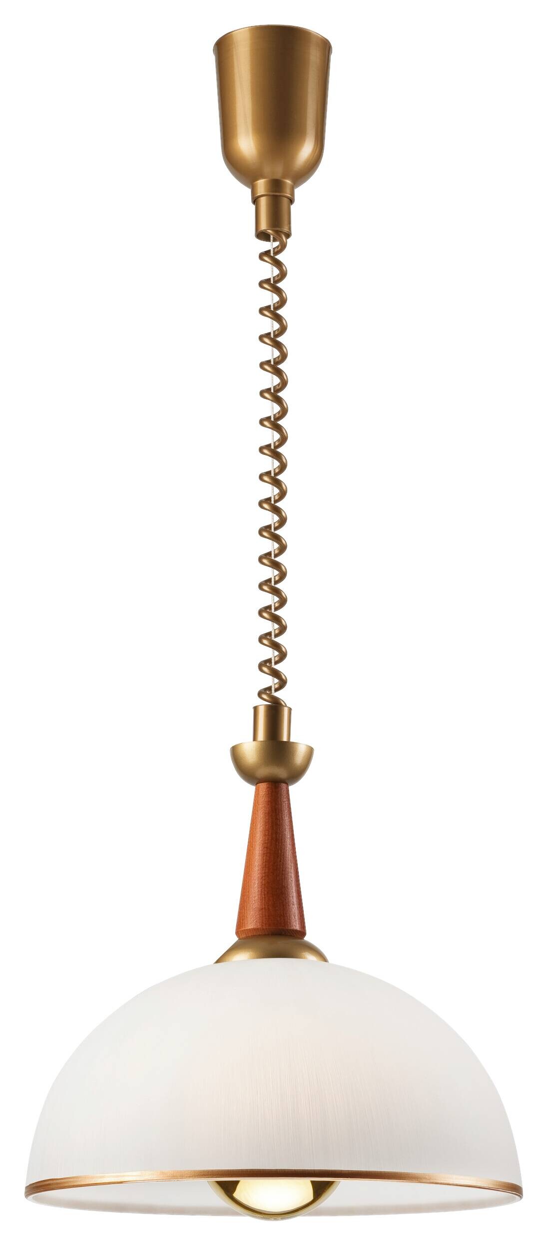 Lamkur Deckenleuchte gold Glas B/H/L: ca. 64x30x64 cm E27 1 Brennstellen