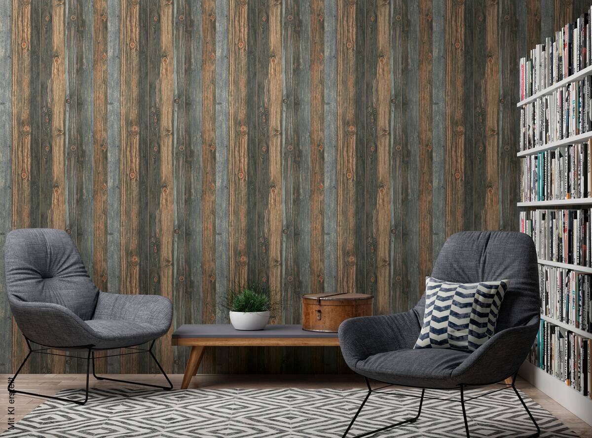 A.S.Creation Vliestapete grau beige B/H/D: ca. 53x1005x9 cm