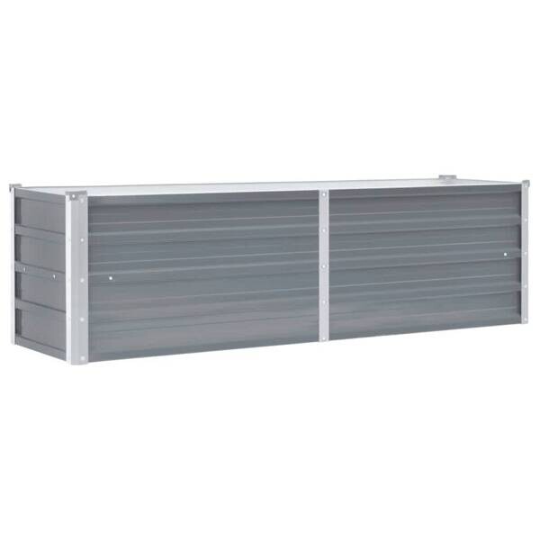 Hochbeet grau Stahl B/H/L: ca. 40x45x160 cm