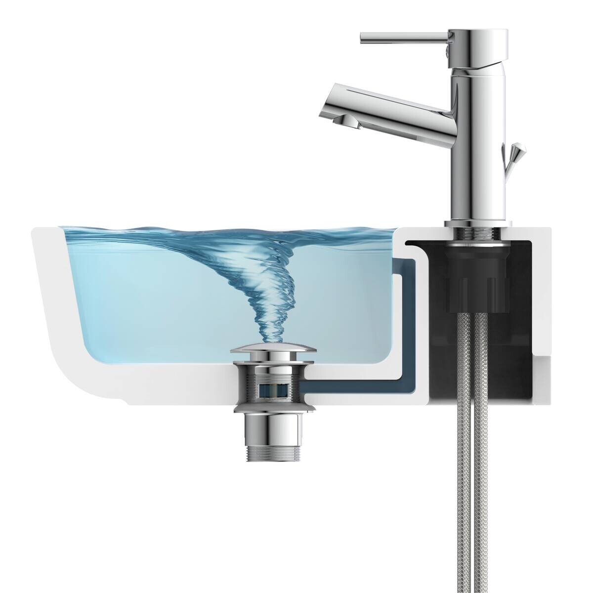 Sanitärinstallation Chrom